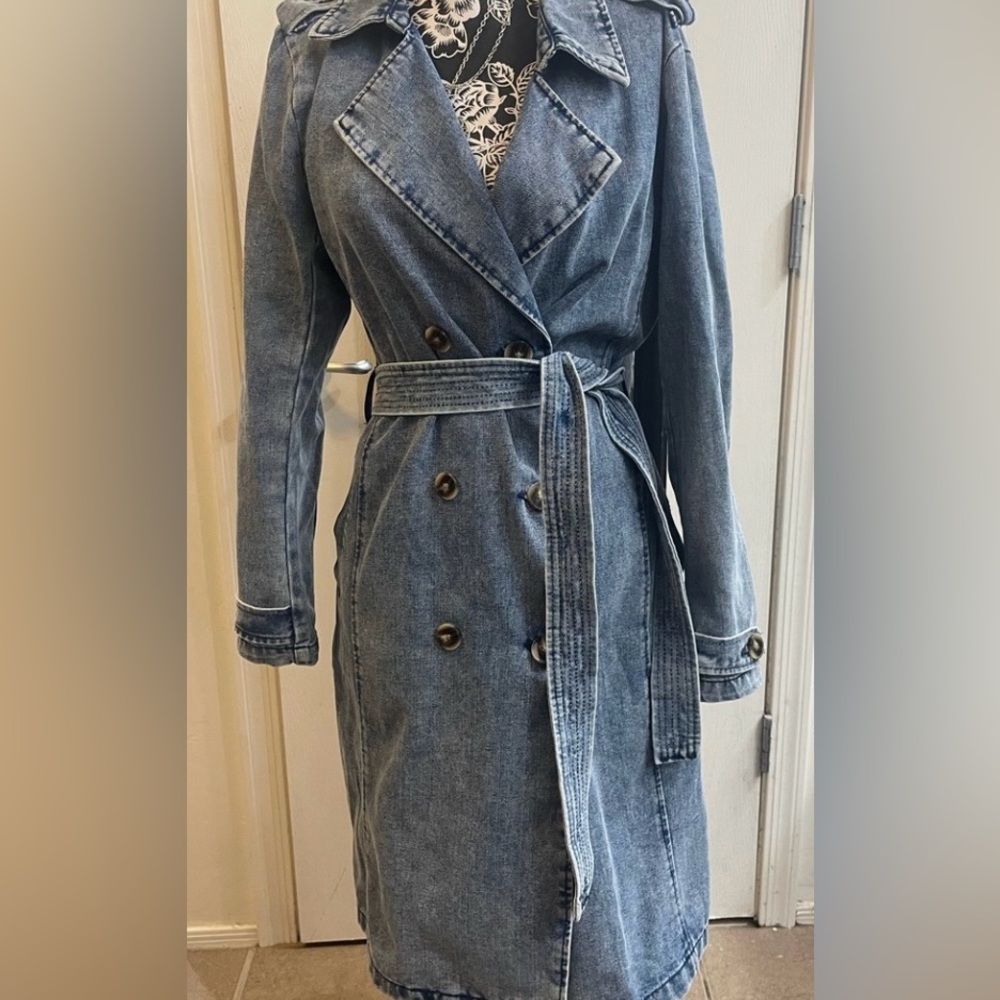 Fashion Nova Light Blue Denim Jacket